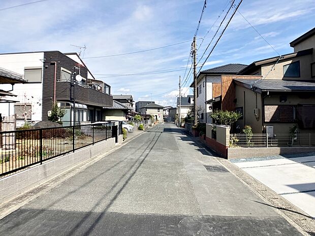 前面道路:北側約6m幅