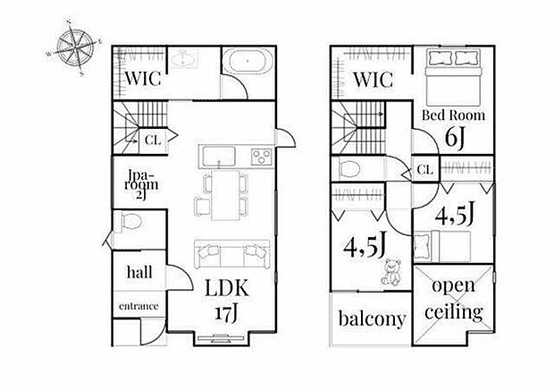3LDK+タタミコーナー2帖 ※図面と現況に相違ある場合には現況優先とします。