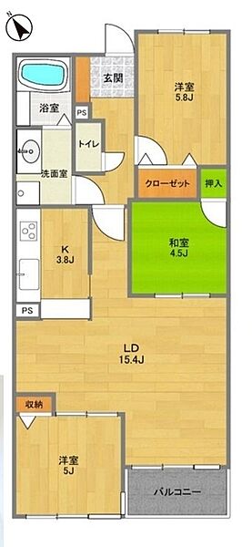 間取り：322000622422