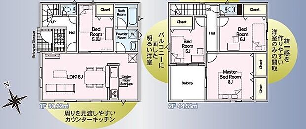 4LDK※図面と現況に相違ある場合には現況優先とします。
