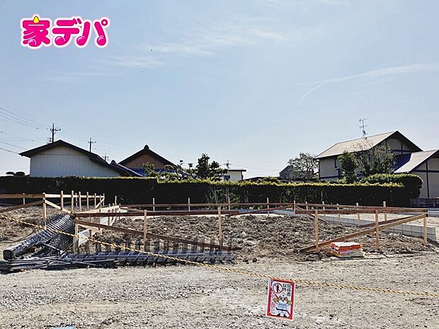建築予定地です。ご見学希望のお客様につきましては同型同仕様の物件にご案内いたします