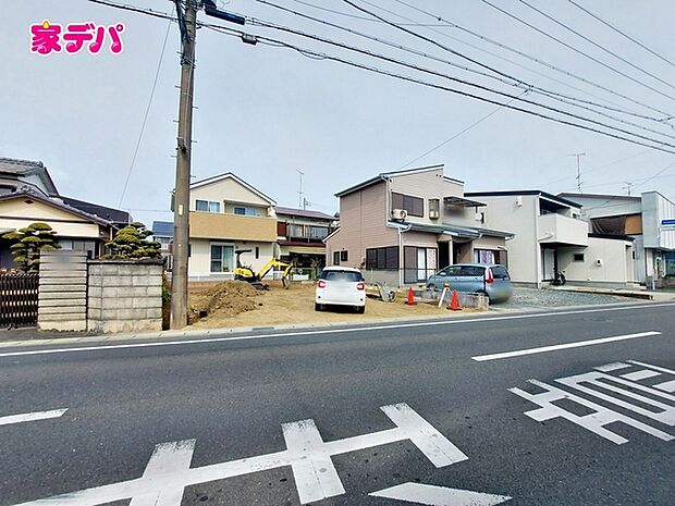 建築予定地です。ご見学希望のお客様につきましては同型同仕様の物件にご案内いたします