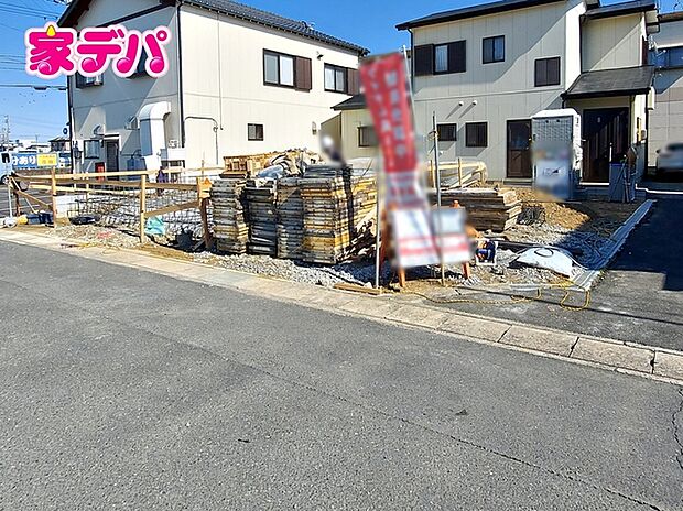 建築予定地です。ご見学希望のお客様につきましては同型同仕様の物件にご案内いたします