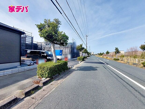 前面道路:北側約9.5m幅