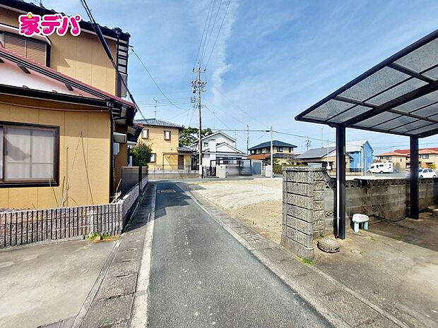 前面道路:南側約2.9m幅