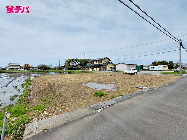 建築予定地です。ご見学希望のお客様につきましては同型同仕様の物件にご案内いたします