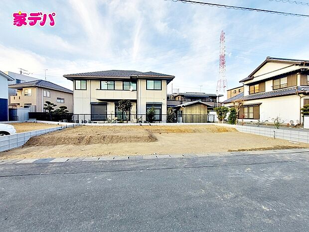 建築予定地です。ご見学希望のお客様につきましては同型同仕様の物件にご案内いたします
