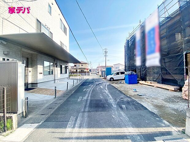 前面道路:東側約4.1m幅
