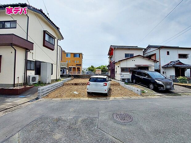 建築予定地です。ご見学希望のお客様につきましては同型同仕様の物件にご案内いたします