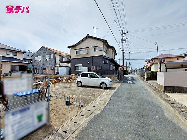 建築予定地です。ご見学希望のお客様につきましては同型同仕様の物件にご案内いたします