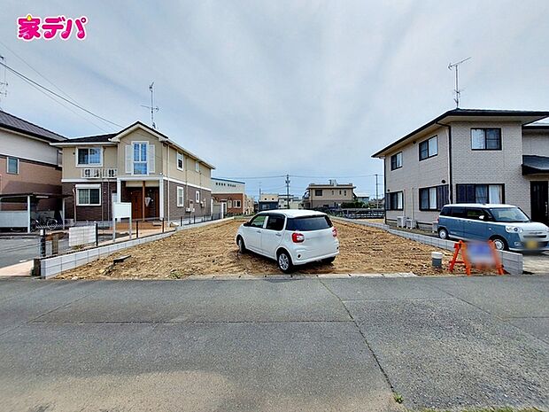 建築予定地です。ご見学希望のお客様につきましては同型同仕様の物件にご案内いたします