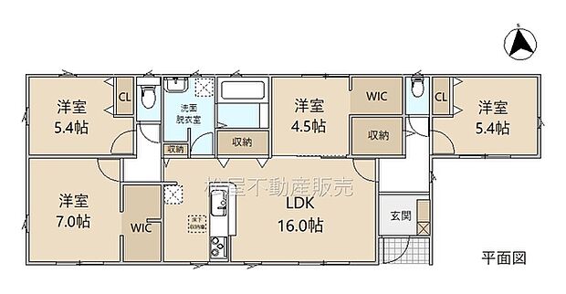 4LDK※図面と現況に相違ある場合には現況優先とします。