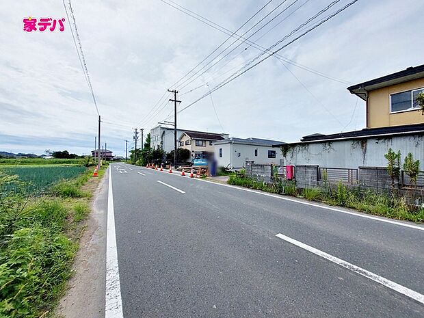 前面道路：東側約7.3ｍ幅