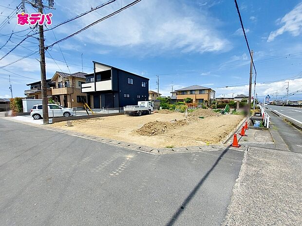 建築予定地です。ご見学希望のお客様につきましては同型同仕様の物件にご案内いたします