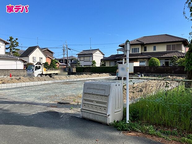 建築予定地です。ご見学希望のお客様につきましては同型同仕様の物件にご案内いたします