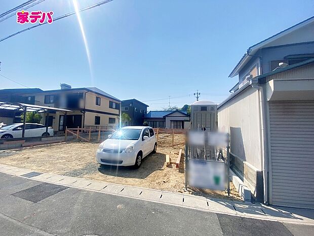 建築予定地です。ご見学希望のお客様につきましては同型同仕様の物件にご案内いたします
