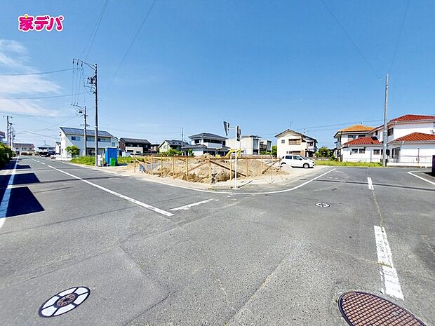 建築予定地です。ご見学希望のお客様につきましては同型同仕様の物件にご案内いたします