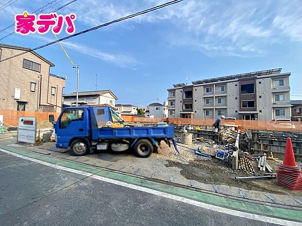 建築予定地です。ご見学希望のお客様につきましては同型同仕様の物件にご案内いたします