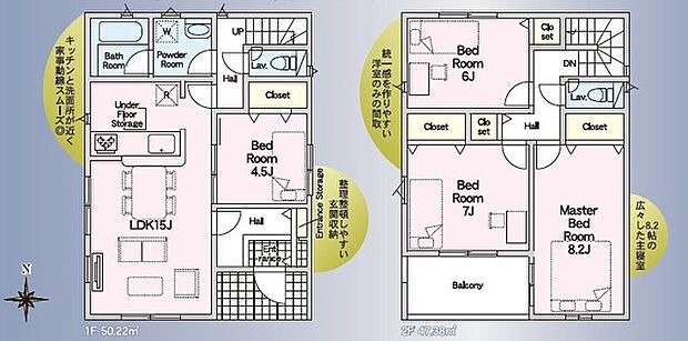 4LDK※図面と現況に相違ある場合には現況優先とします。