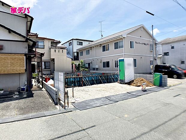 【限定1邸】基礎工事中です！ ・整形地 ・長期優良住宅 ・4LDK ・LDK24.7帖 ・学習カウンター付き ・大容量パントリー ・リビング階段 ・吹抜け ・ウォークインクローゼット 