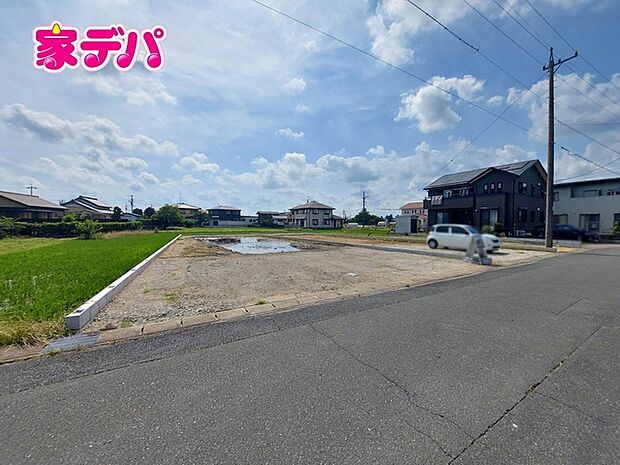 建築予定地です。ご見学希望のお客様につきましては同型同仕様の物件にご案内いたします
