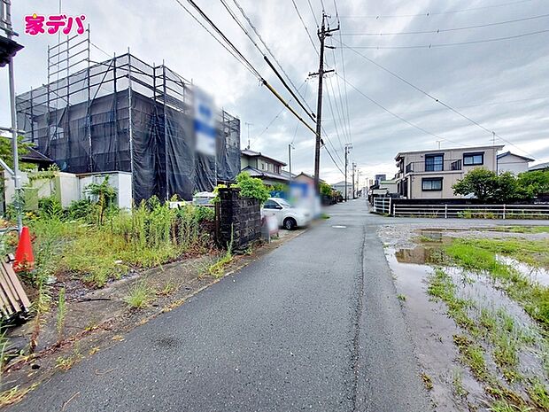 前面道路:北側約4m幅