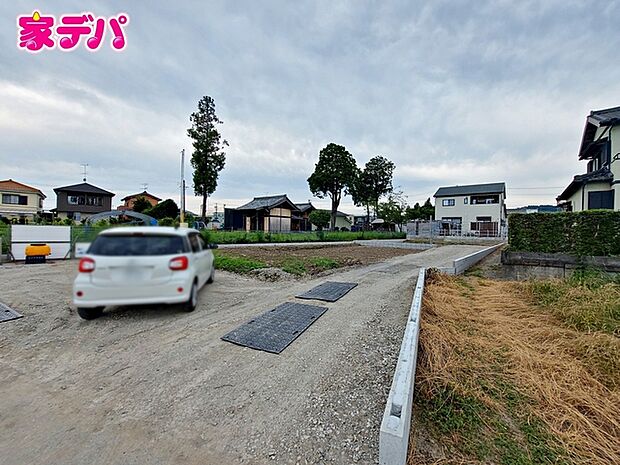 【A号棟】建築予定地です! ・4LDK ・LDK16帖、隣接洋室6帖 ・全居室南向き ・全居室収納完備 ・WIC ・床下収納 ・駐車場2台可