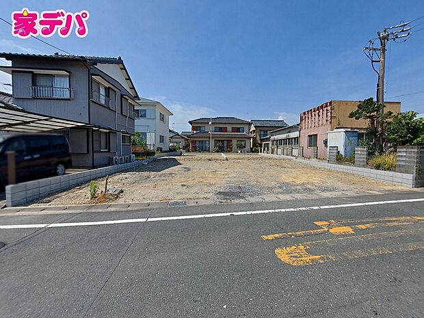 A号棟】建築予定地です! ・長期優良住宅 ・4LDK ・LDK16帖、隣接洋室5帖 ・全居室収納完備 ・WIC ・整形地 ・駐車場並列2台可 ・前面道路南側