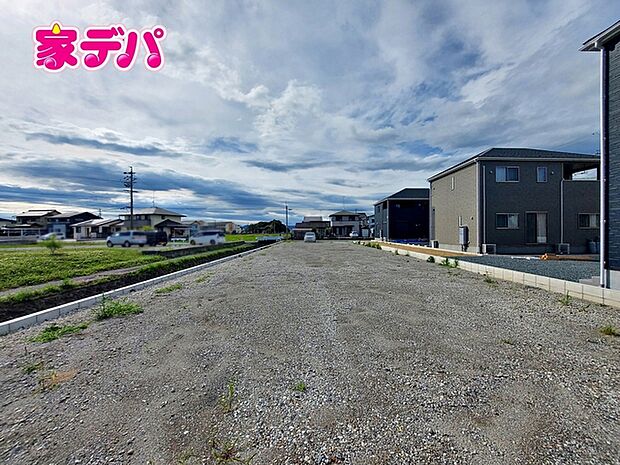 建築予定地です。ご見学希望のお客様につきましては同型同仕様の物件にご案内いたします