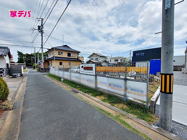 前面道路:北側約2.9m幅(セットバック後約3.4m)