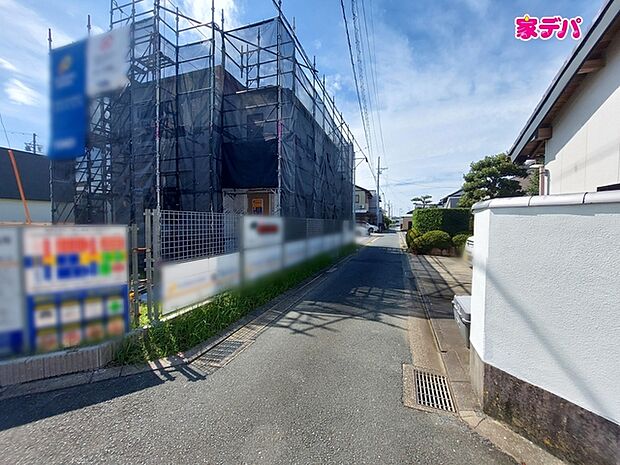 前面道路：北側約2.9ｍ幅(セットバック後約3.4ｍ)