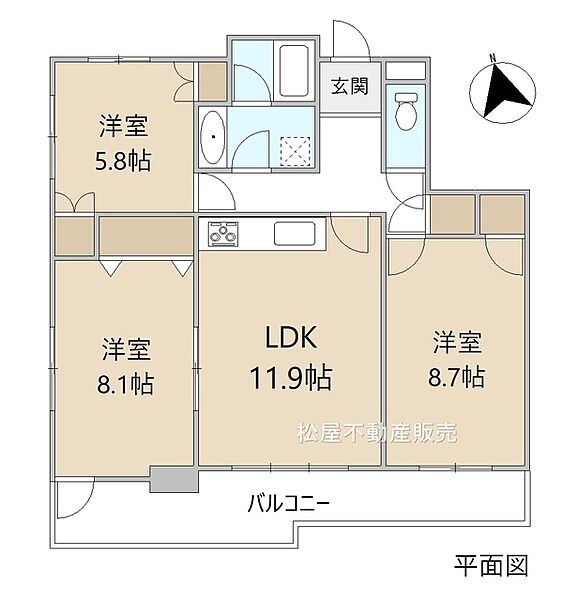 間取り：322000633045