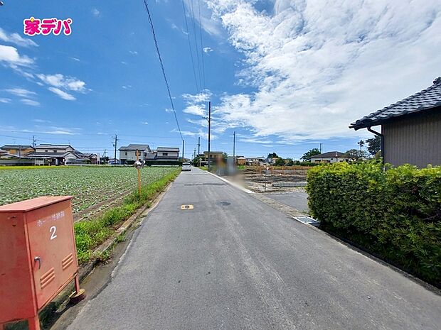 前面道路：東側約4.8ｍ幅