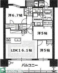 ブラントン大濠公園 11階/-