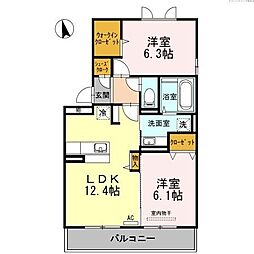グランディオール城南二番館 2階
