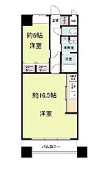 グランパーク天神 1LDKの間取図画像