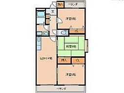 エスペランサ室見 3LDKの間取図画像
