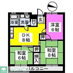 コーポのなか 2階/-