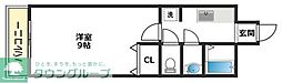第3いわきビル 1Kの間取図画像