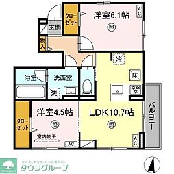 グランメゾン飯倉 1階/101