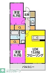 物件の間取り