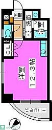 スーペリアニューハイム薬院 ワンルームの間取図画像