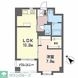 パティオ薬院2 1LDKの間取図画像