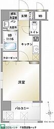 エンクレスト藤崎 1Kの間取図画像