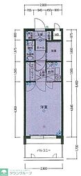 エステート・モア天神STUDIO 1Kの間取図画像