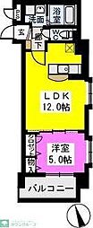 ウィルマーレ 1LDKの間取図画像