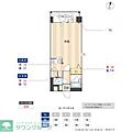 サンセーヌ大名6階7.7万円