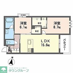 シャーメゾン セレーノ ベフ 2階
