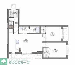 Grand Residence 2LDKの間取図画像