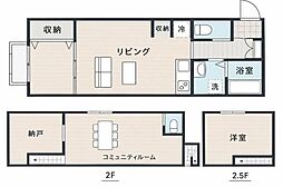 (仮称)南区日佐2丁目新築工事 1LDKの間取図画像